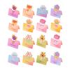 Holiday Blessing Card 10Pcs 3D Bouquet Greeting Card, Thank You Best Wishes Folding Floral Note for Mother's Day Father's