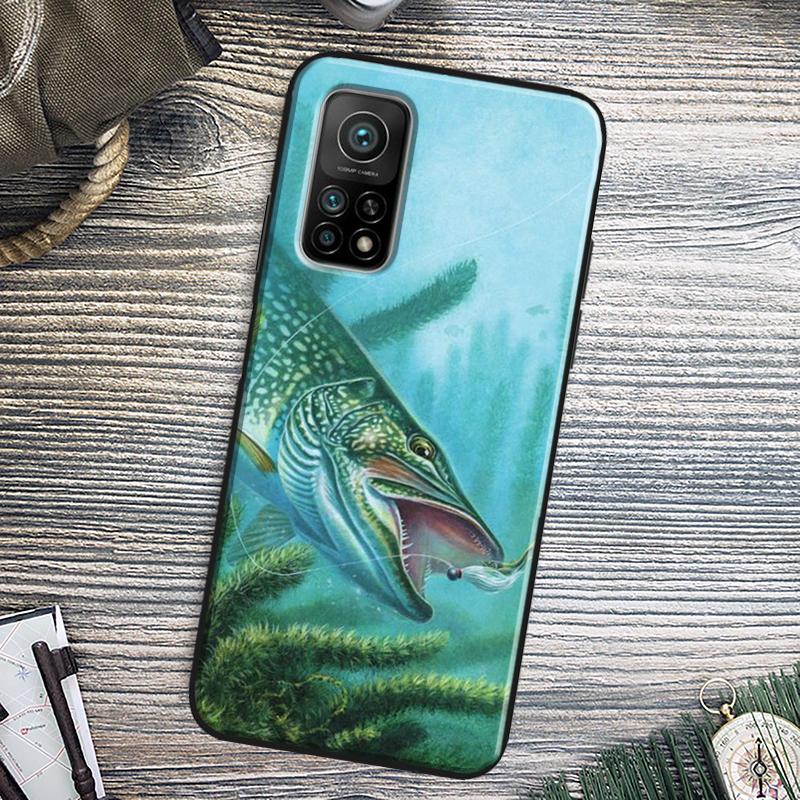 Fish Fishing Cover For Xiaomi 14T 11T 12T 13T Pro 13 14 15 Ultra POCO X7 Pro X3 X5 F5 F6 M6 X6 Pro Case