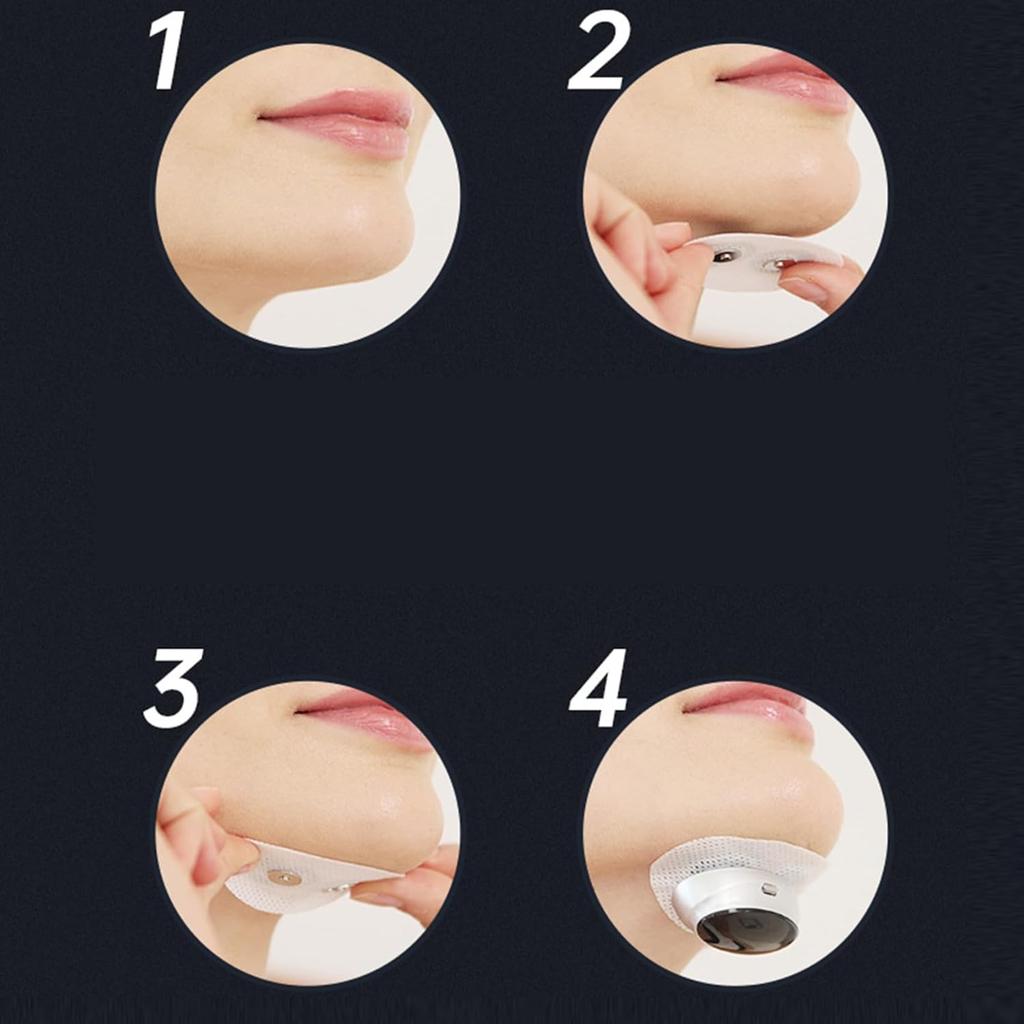 Anti-Snore Bandage, Smart Anti-Snoring Device Magnetic Device with 3 Speed Adjustment, Easy Breathing