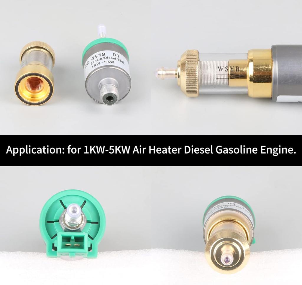 12V 22ml Leise Kraftstoffpumpe für Autoheizung 1KW-5KW Universelle Ölpumpe