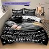 3PCs Grandma Love Design Cover Set, Breathable Fabric(1 Duvet Cover + 2 Pillowcases) (Without Quilt) yy250911194