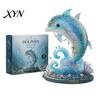Crystal Bead Animal Kit Mythical Ocean DIY for Beginners, 3D Beaded Making with Instructions, Sea Creature Unique Designs Beads and Pattern