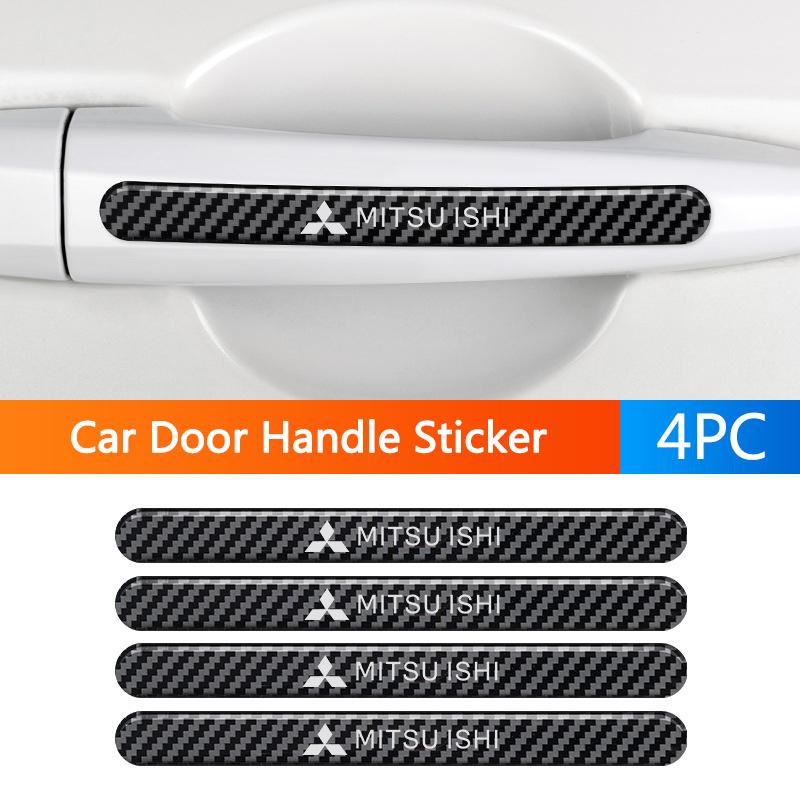 

Car Door Handle Anti Scratch Collision Protection Strip Stickers For Mitsubishi Lancer Colt Outlander Pajero Galant Space Star