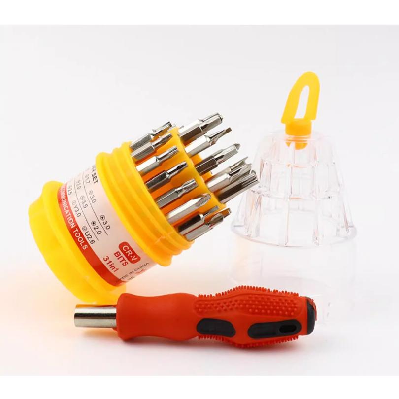Screwdriver Bit Set Repair Tool Mini Small Screw Driver Set Magnetic Extension Bit 31 In 1 Hand Tools Multi-function Precision