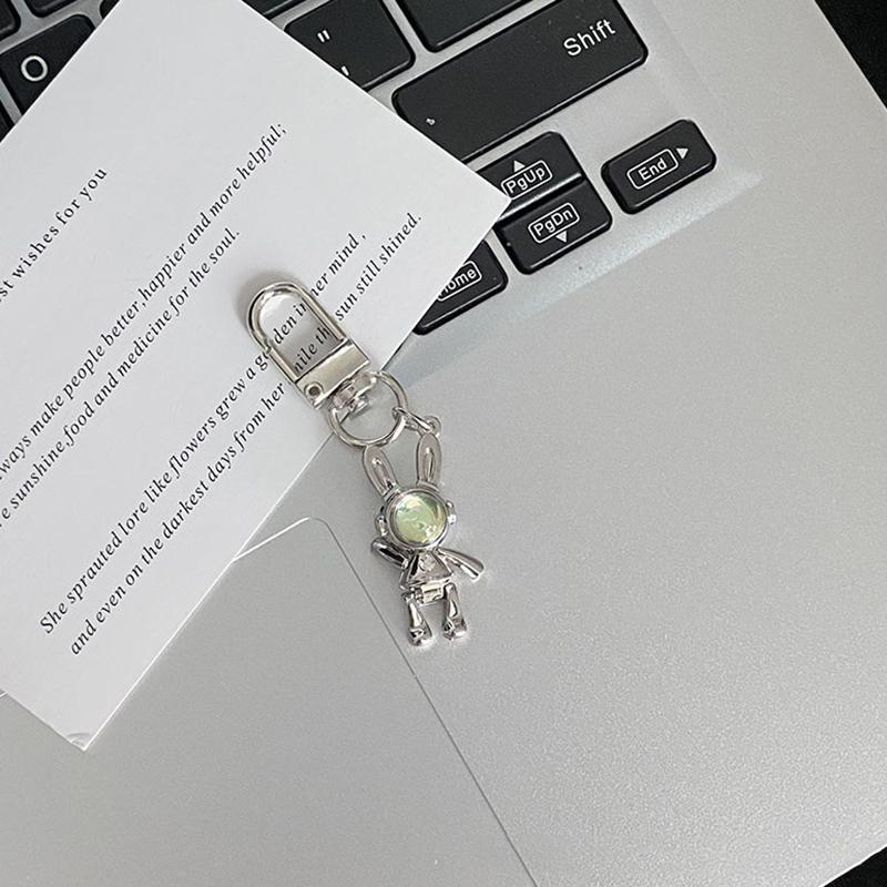 Personality Cool Crowe Heart Cross Key Chain Creative Revolving Smiley Face Bag Pendant For Lovers Gift