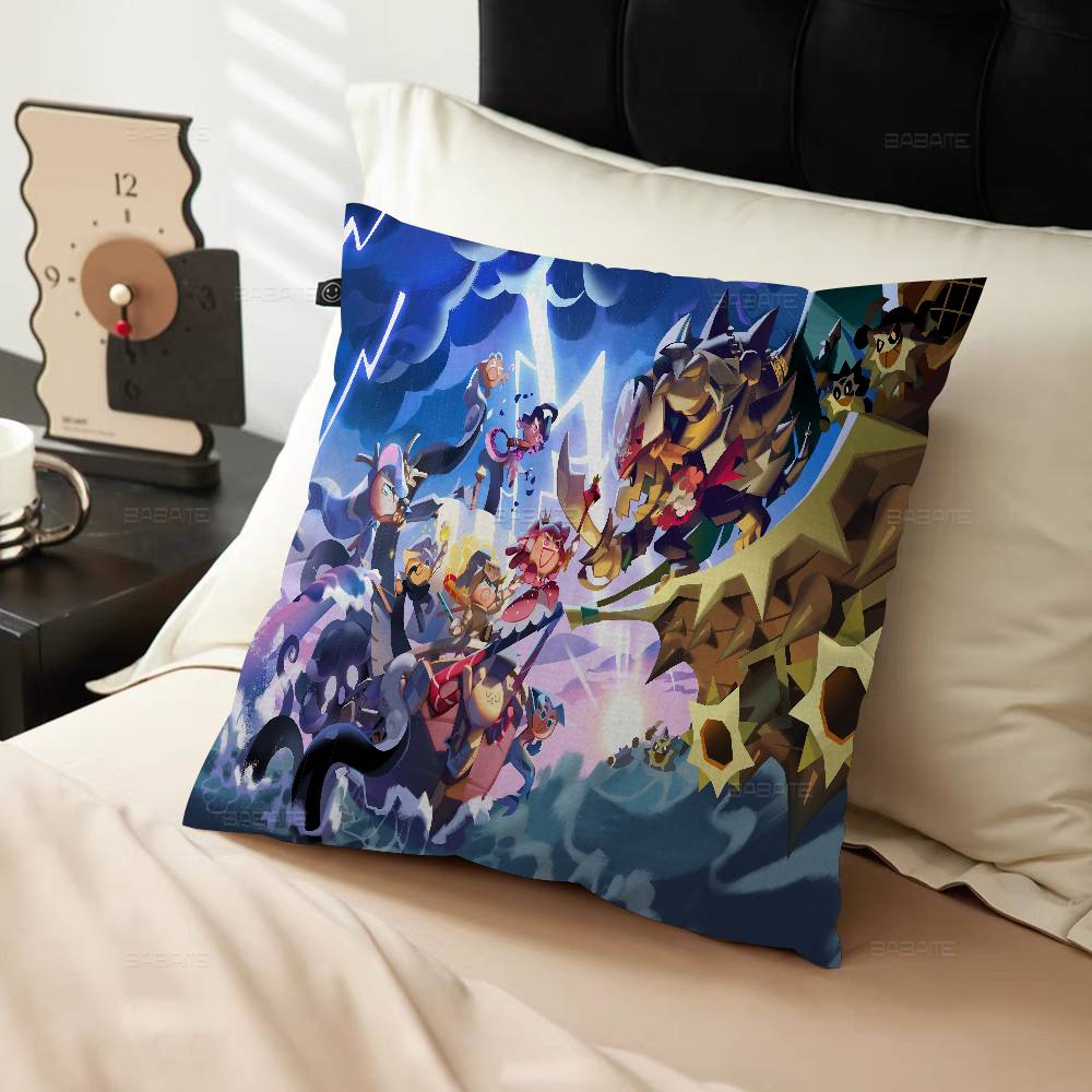 Game C-Cookierun Kingdoms Pillow Cushion Cover Pillowcase Living Room Sofa Home Decor
