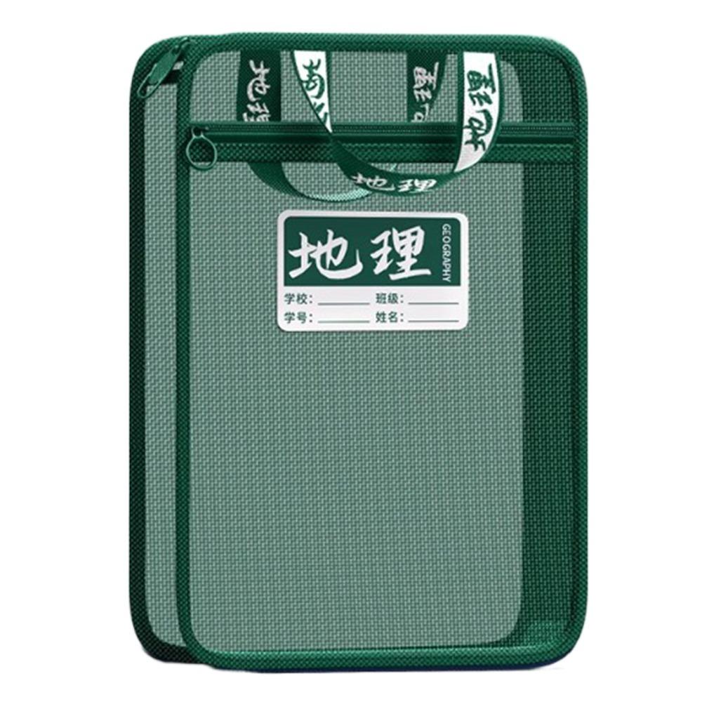 Multifunctional Transparent Subject Bag L Shaped File Folder Bag  School Office Supplies