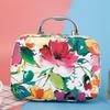High Quality Floral Printed Cosmetic Bag Large Capacity Multifunctional Travel Wash Handbag Makeup Pouch Travel Organizer