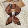 New Luxury Narrow Short Silk Scarf for Woman Skinny Scarves Paisley  Hairband Small Bag Tie Hangbag Handle Ribbon Kerchief