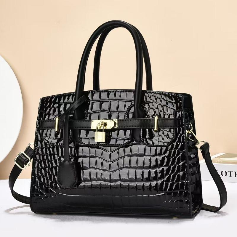 Premium niche crocodile pattern messenger bag versatile new portable shoulder women s bag