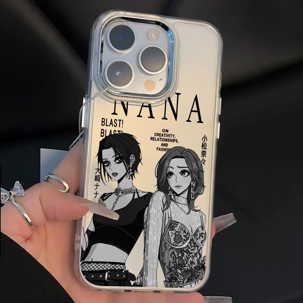 

Anime Cool Nana Osaki Line Phone Case For IPhone 17 16e 16 15 14 13 12 11 Mini Pro Max X XR 8 7 Air Plus Transparent Soft Cover iPhone 11 ProMax