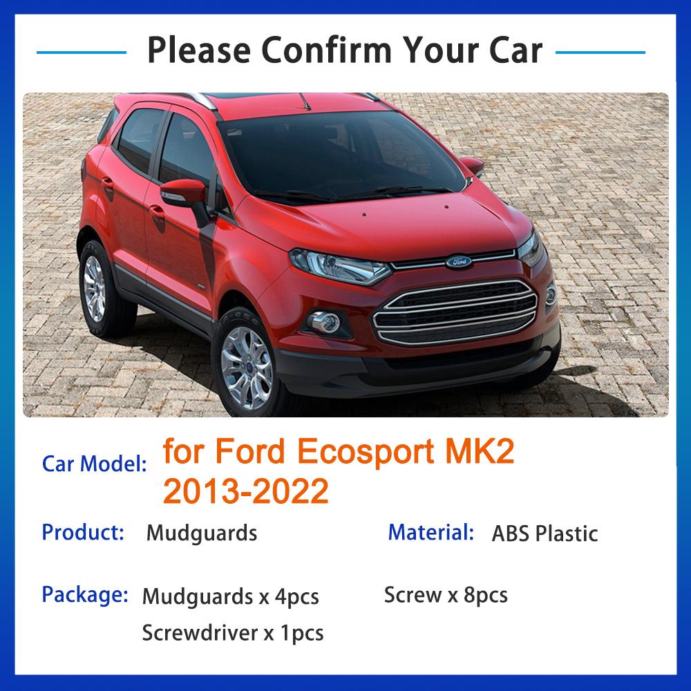 4x für Ford Ecosport 2 MK2 2013 ~ 2022 Schmutzfänger Spritzschutz Flap Kotflügel Kotflügel vorne Rean Wheels Auto Styling