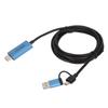 USB To HD Multimedia Interface Adapter Plug and Play USB Type C Converter Cable for Phone Laptop 6.6