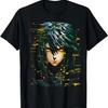 Anime Men Pixel Art Graphic Fantasy Anime T-Shirt