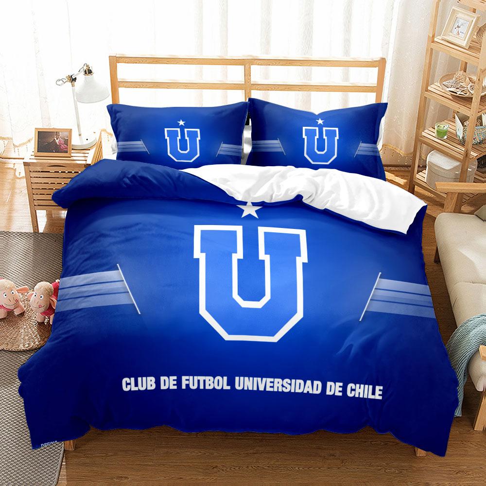 Unión Española Colo Colo Universidad Católica Football Bedding Set Single Double Queen King Bed Linen Set