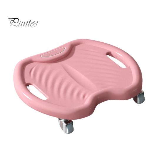 Abdominal Crunching Wheel Use Mute Strong Load-bearing Ergonomic Rotatable Gear Roller Tray Fitness Sliding for Home Workout