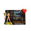 Germany hamburg Reeperbahn 3D Stereoscopic Tourism souvenirs Resin painting Decoration home Refrigerator magnets