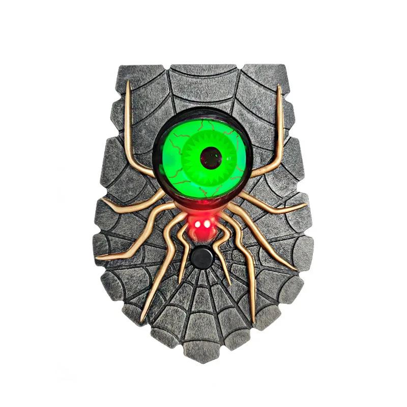 

Halloween Doorbell, Animated Eyeball Haunted House Door Bell with Spooky Sound and Lightup Eye for Halloween Party Decorations