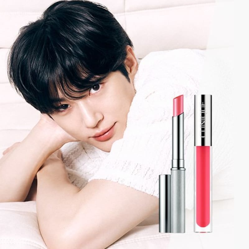 [Clinique] All Almost Lipstick & Pop Flush Warm/Cool Tone Duo Set (2 types) (Choose 1) Pink Honey & Juicy Apple Pop WarmTone Set