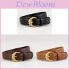 Classic Leather Belt For Women With Nickelfree Buckle For Casual And Office Wear
