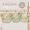 Lot de 3 Bavoirs Froufrou Imperméables avec Poche Récupératrice - Hello Hippo – Protection Élégante pour Bébé | Bavoir Imperméable