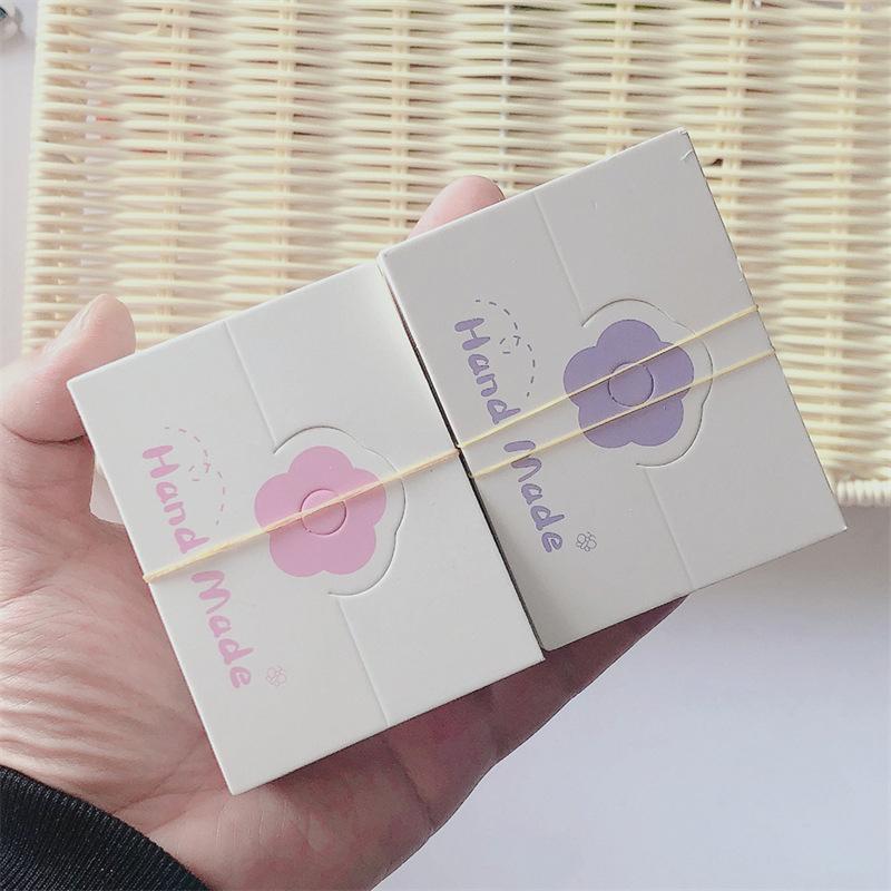 50Pcs Colored Flowers Hairpins Cardboard Jewelry Packaging Bag Card Paper Display Card Necklaces Bracelets Earrings Cardboard