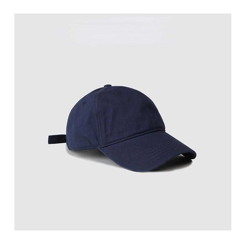 Solid color baseball cap trendy solid color casual duck tongue female summer versatile student retro cap male