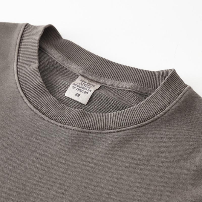 Frühling und Herbst Neue Herren Amerikanischen Stil Retro Lose Split Langarm Sweatshirt