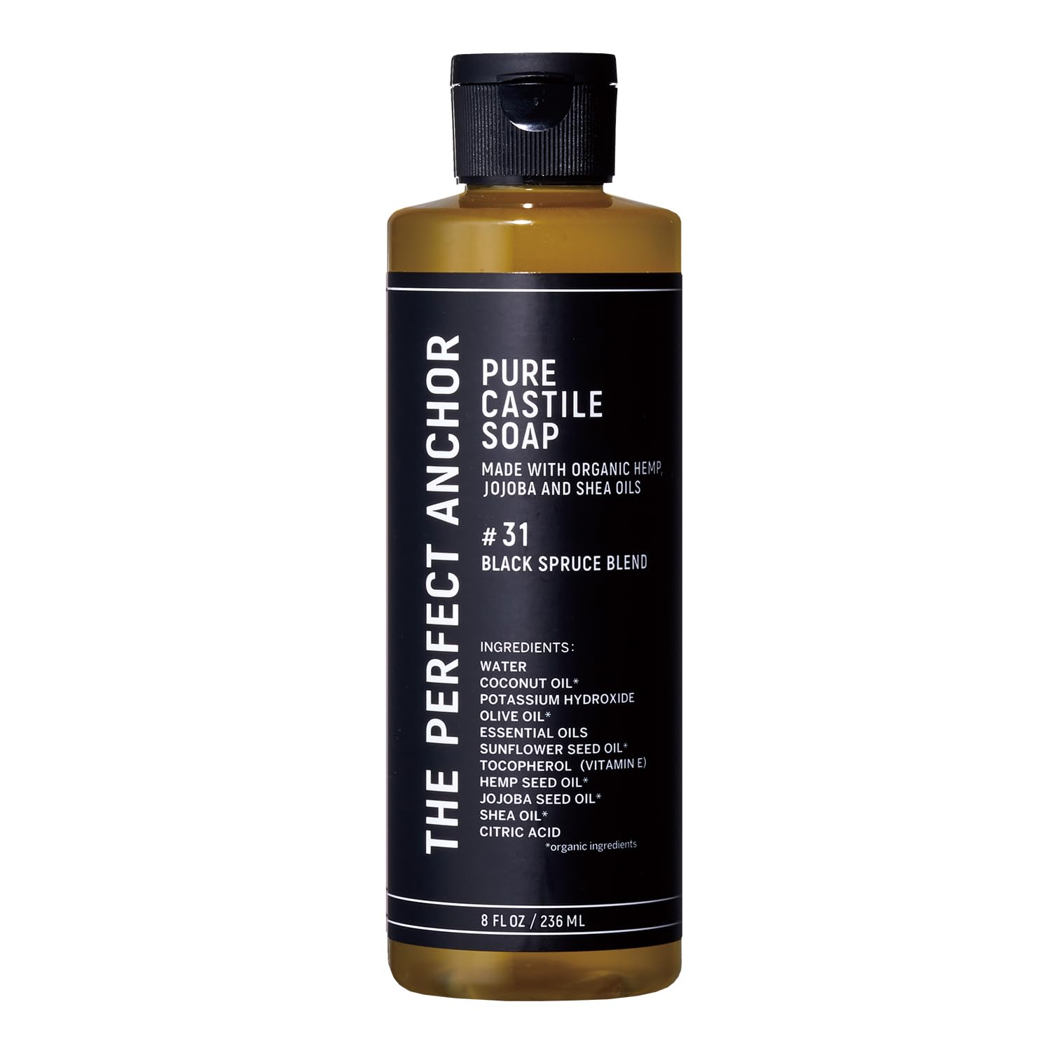 

The Perfect Anchor Black Spruce Blend 236mL Facial Cleanser, Cleansing Soap, Body Soap