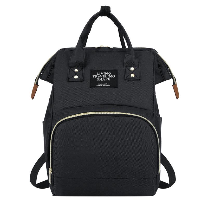 Large Capacity Splash-proof Mummy Bag: Fashionable Multi-Purpose Travel and Baby Bag