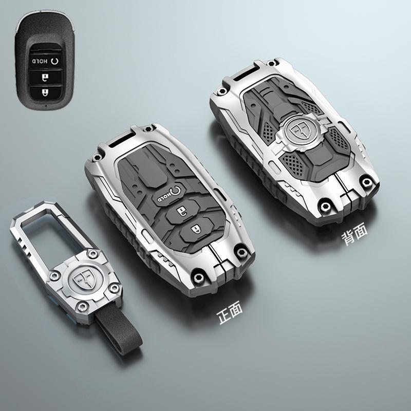Car Key Case Cover Shell For Honda Civic Accord Hr-V Cr-V Crv   Protected Shell Fob Bag Keychain Accessories