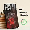 R-Rapper S-Singer M-Milo J  Phone Case For iPhone 17,16,15,14,13,12,Plus,Pro,Max for Magsafe Magnetic Wireless Charging