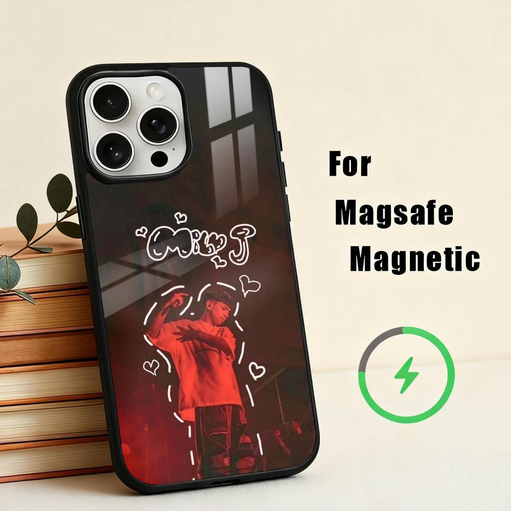 R-Rapper S-Singer M-Milo J Phone Case For iPhone 17,16,15,14,13,12,Plus,Pro,Max for Magsafe Magnetic Wireless Charging