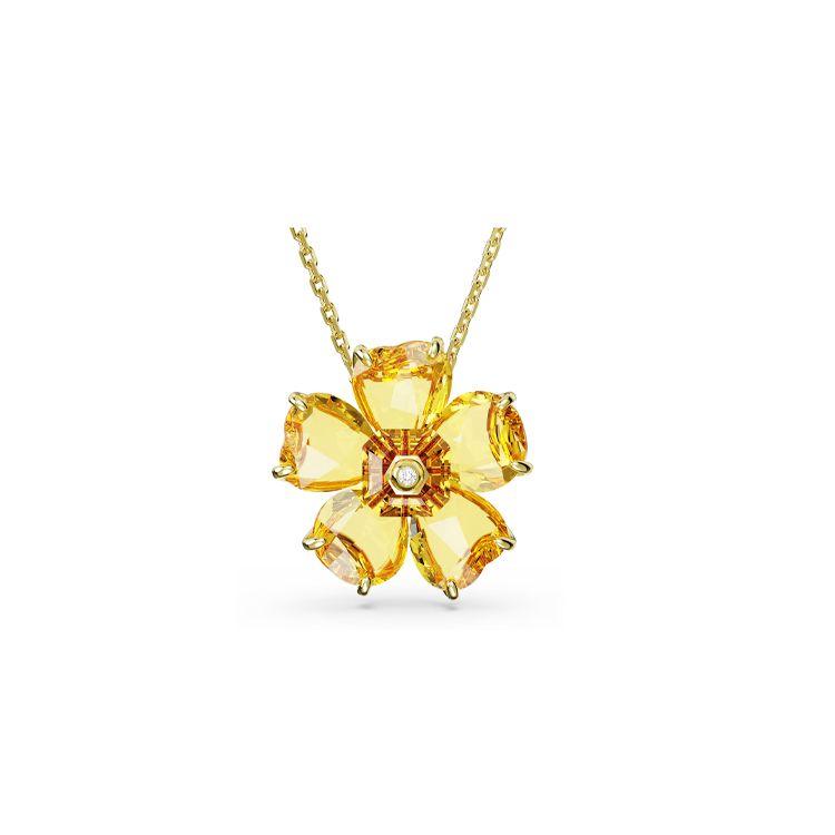 Swarovski Florere Fashionable Versatile Floral Alloy Necklace Women necklace 5650570 Box (Random Color)
