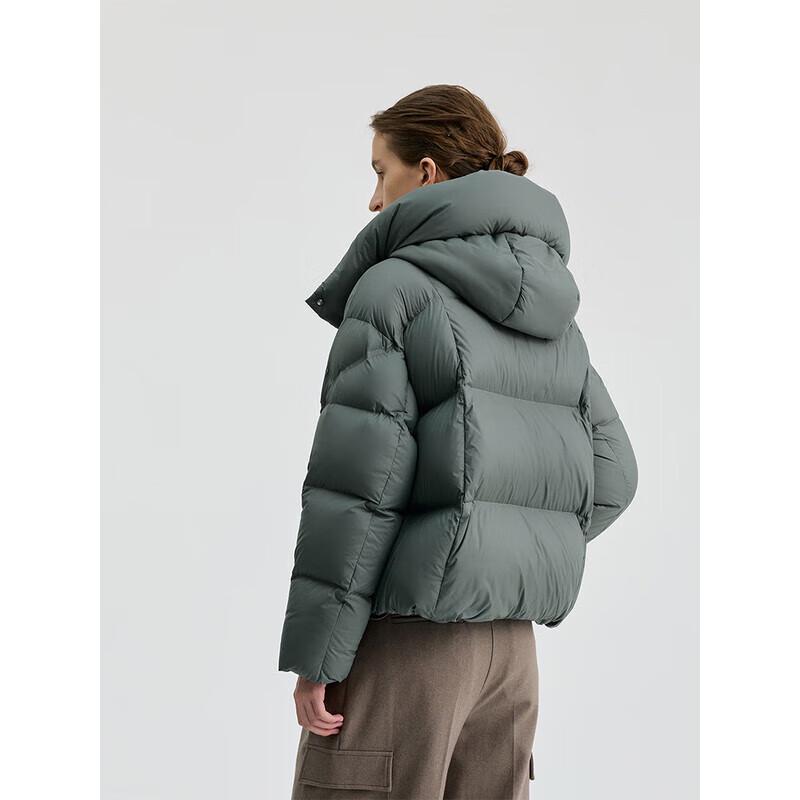 Bingjie Petite Damen Kurze Daunenjacke
