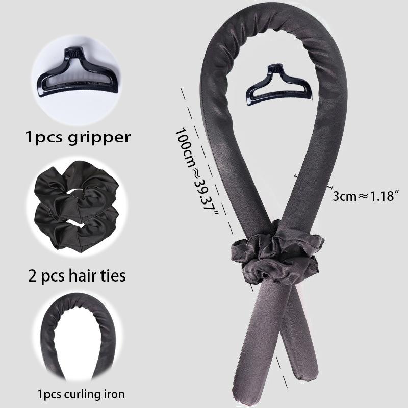 Wałki do włosów Bezgrzewający pręt do kręcenia Opaska na głowę Bez ciepła Jedwabne loki Wstążka Do spania Miękka opaska na głowę Leniwe wałki do włosów Narzędzia do stylizacji włosów