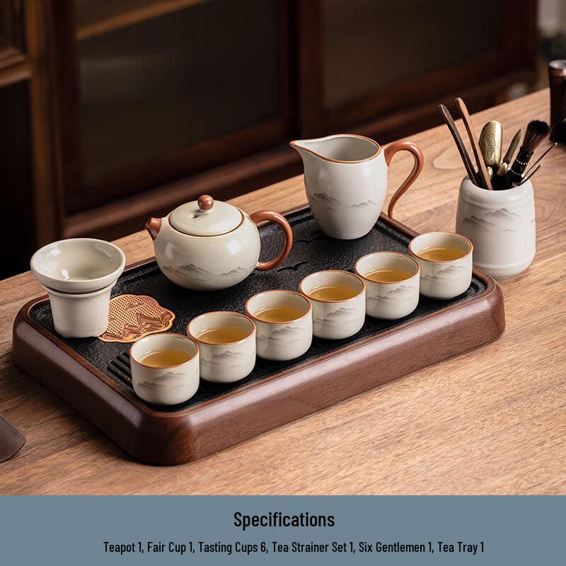 Ru Kiln Chinese Gongfu Tea Set