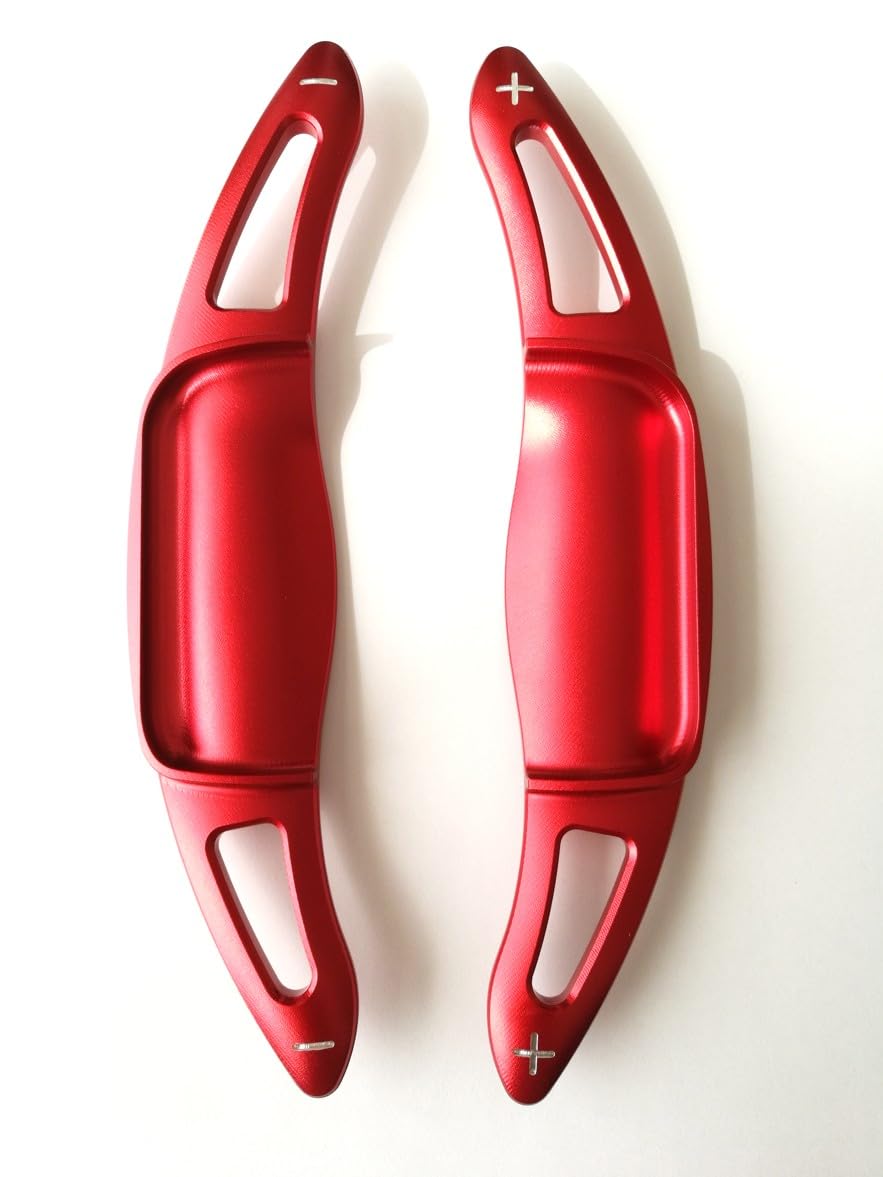 E102 EVOGEAR Paddle Shift Compatible with Toyota Corolla Cover, Aluminum, Crown, Camry, RAV4, (Red) красный