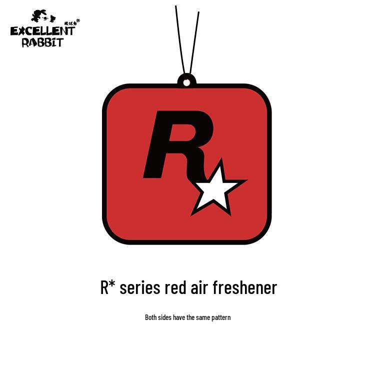 R* Car-Mounted Fragrance Diffuser - Long-Lasting Air Freshener and Stylish Hanging Ornament for Car Interiors
