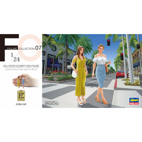 Hasegawa 1/24 Scale Figure Collection Series Hollywood Celebrity Girls Figure Plastic Model FC07