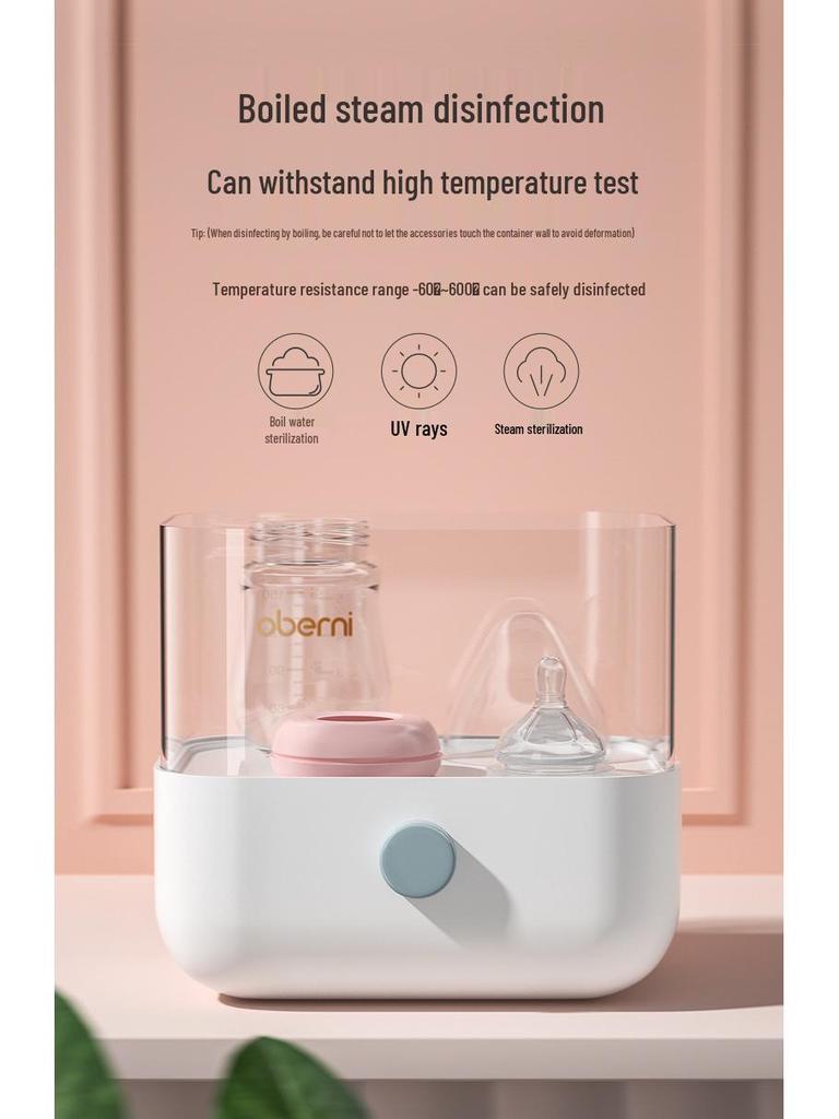 Aubeni 150ML Wide Mouth Glass Baby Bottle, Anti-Choke & Anti-Colic, for Newborns 0-6 Months