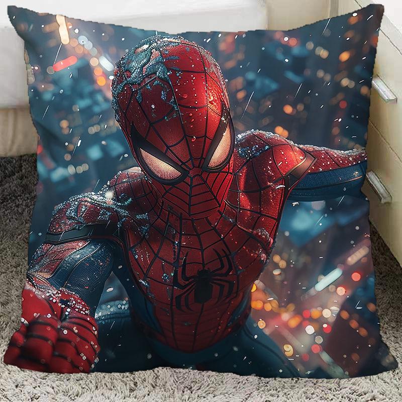Spiderman Avengers Movie Peripheral Pillow Double-Sided Bedside Pillow Cushion
