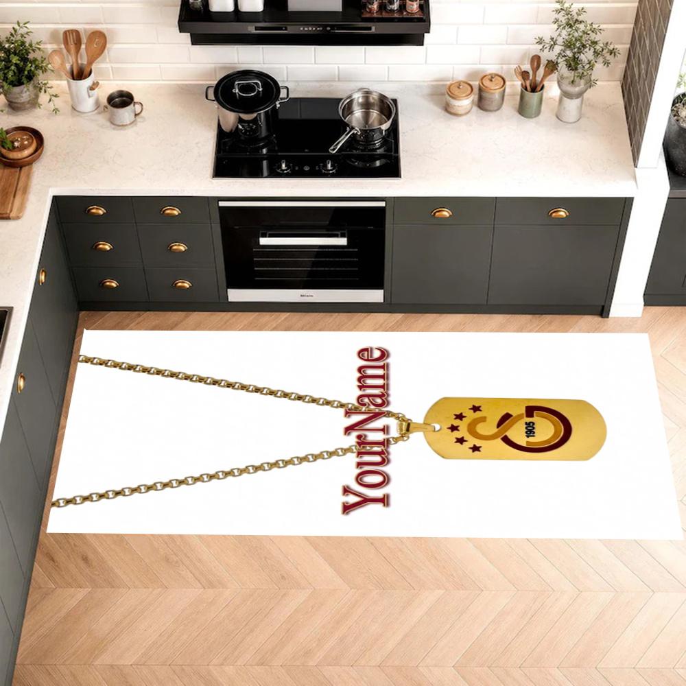 Galatasaray Customize Your Name Kitchen Rug Runner Rug Laundry Mat Hallway Entryway The Best Gift Choice