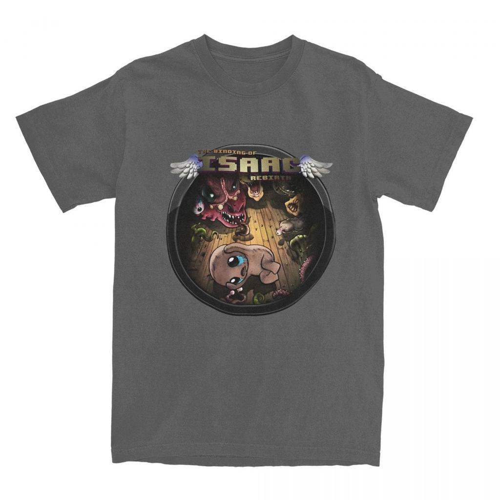 The Binding Of Isaac T-Shirt Video Game Novelty T-Shirts Short Sleeve Street Style Tops Pure Cotton O-Neck 4XL 5XL 6XL Top Tees