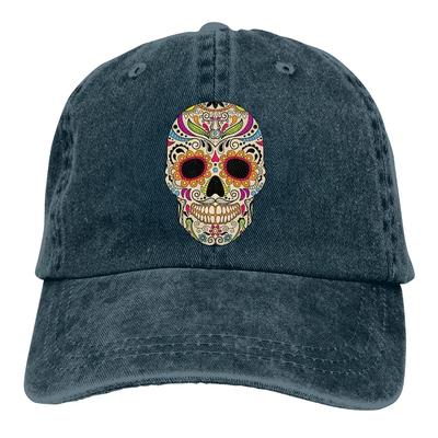 Mexican Color Skull Baseball Cap Men Mexican Sugar Skull Funny Caps Colors Women Summer Snapback Caps