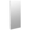 VidaXL Jewelry Cabinet with Mirror and LED Lighting Wall-Mounted White 353241