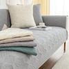 Non-Slip Sofa Cover Cover Cotton Solid Color Cushion Back Towel Cover Modern Simple Sofa Cushion Four Seasons Universal Cloth