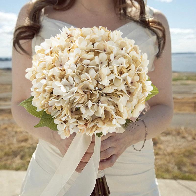 

1/5pcs Artificial Hydrangea Fake Flowers Home Decoration Accessory Wedding garden Gift Props Festival outdoor Diy Bridal Bouquet 1piece помаранчевий