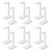 IRIS OHYAMA Stylish fall prevention rod that fits well into your interior, M size, set of 6 KTTB-M White