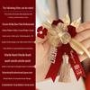 Complete Wedding Corsage Set for Groom, Bride, and Parents: Boutonniere and Brooch Collection for a Perfect Ceremony
